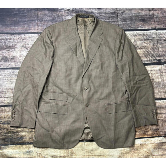 Polo Ralph Lauren Blazer Jacket Men's 44R Blue Label Extrafine Virgin Wool Italy